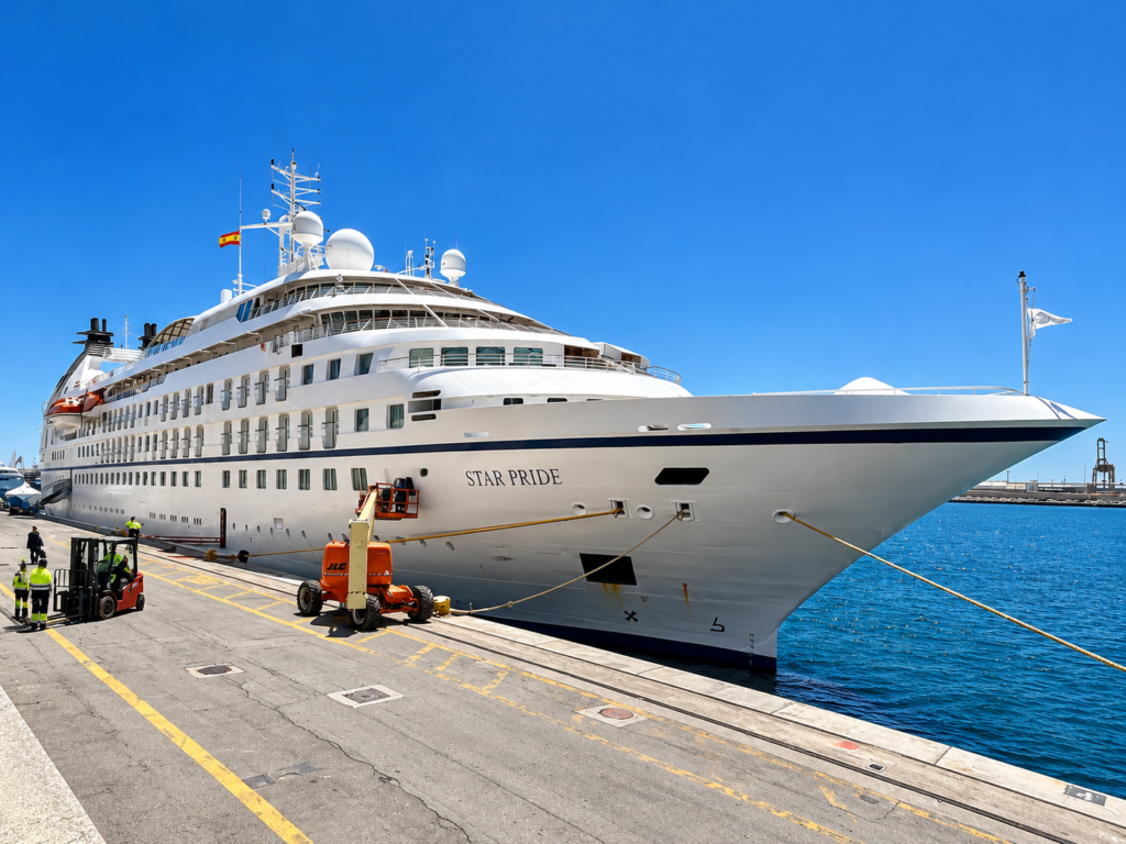 Star Pride Dockside in Brilliant Blue